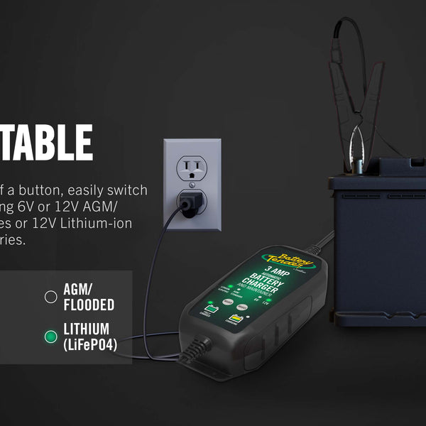 Power Tender® 3 Amp 12V/6V Battery Charger and Maintainer