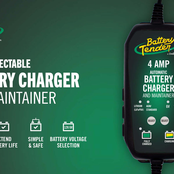 Power Tender® 4 Amp 12V/6V Battery Charger and Maintainer