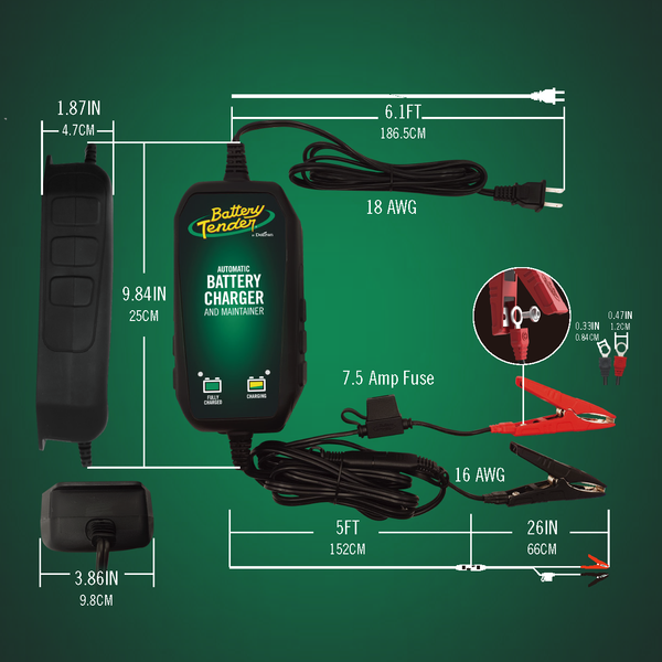 Power Tender® 3 Amp 12V/6V Battery Charger and Maintainer