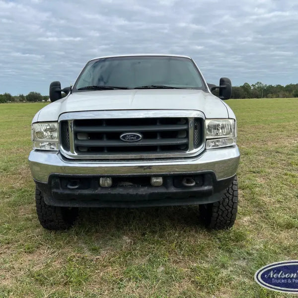2001 Ford F350 4x4 Crew White