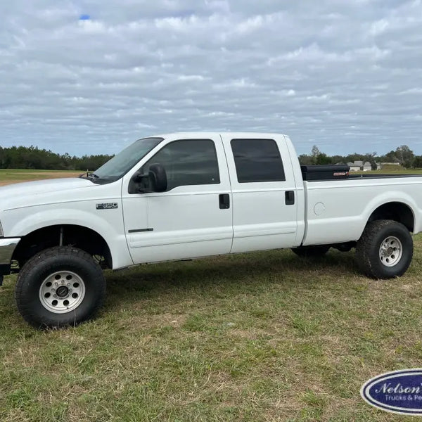 2001 Ford F350 4x4 Crew White