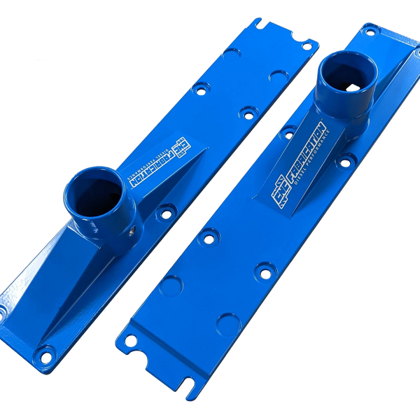 94.5-95 7.3L CNC Fab 2 Inch 8 Bolt Billet Intake Plenums
