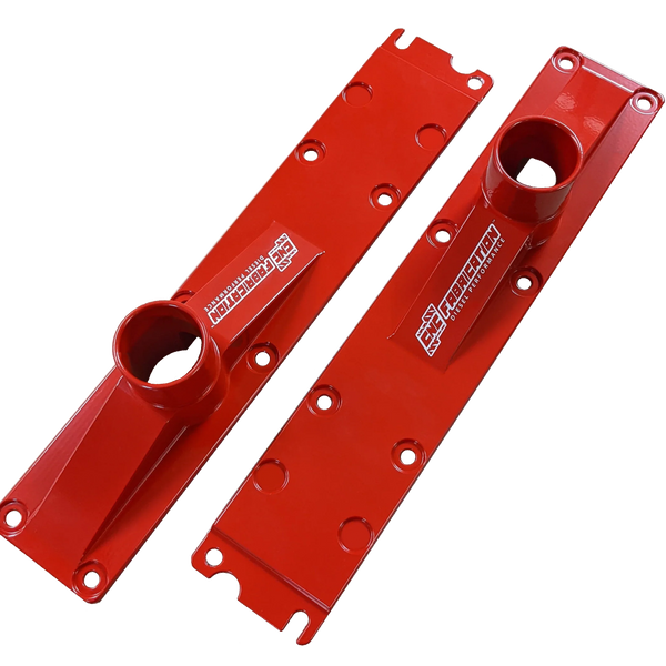 94.5-95 7.3L CNC Fab 2 Inch 8 Bolt Billet Intake Plenums