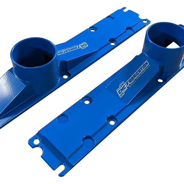 94.5-95 7.3L CNC Fab 3 Inch 8 Bolt Billet Intake Plenums