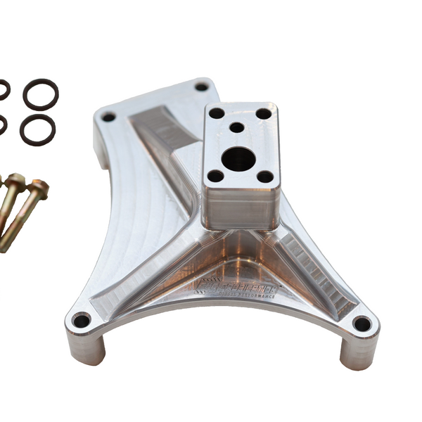 94.5-97 7.3L CNC Fab Billet Non-EBPV Turbo Pedestal - 423100