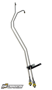 98.5-03 7.3L 4R100 Transmission Cooler Line Kit w/ 1/2" Barbs CNC Fabrication