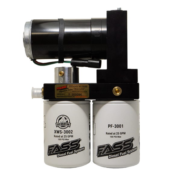 FASS 00-05 Ford Powerstroke F250/F350 (Excursion 6.0 and 7.3L) 290gph No Drop Titanium Fuel System