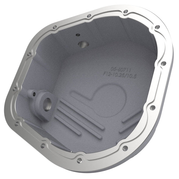 afe Rear Differential Cover (Raw; Street Series); Ford Diesel Trucks 86-13 V8 (td)