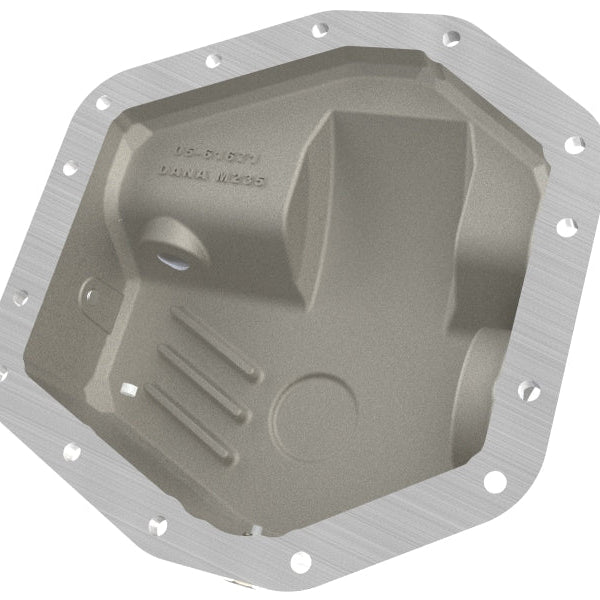 aFe POWER Street Series Front Diff Cover Raw w/ Machined Fins Ford F-250/350 23-26(Dana M235)