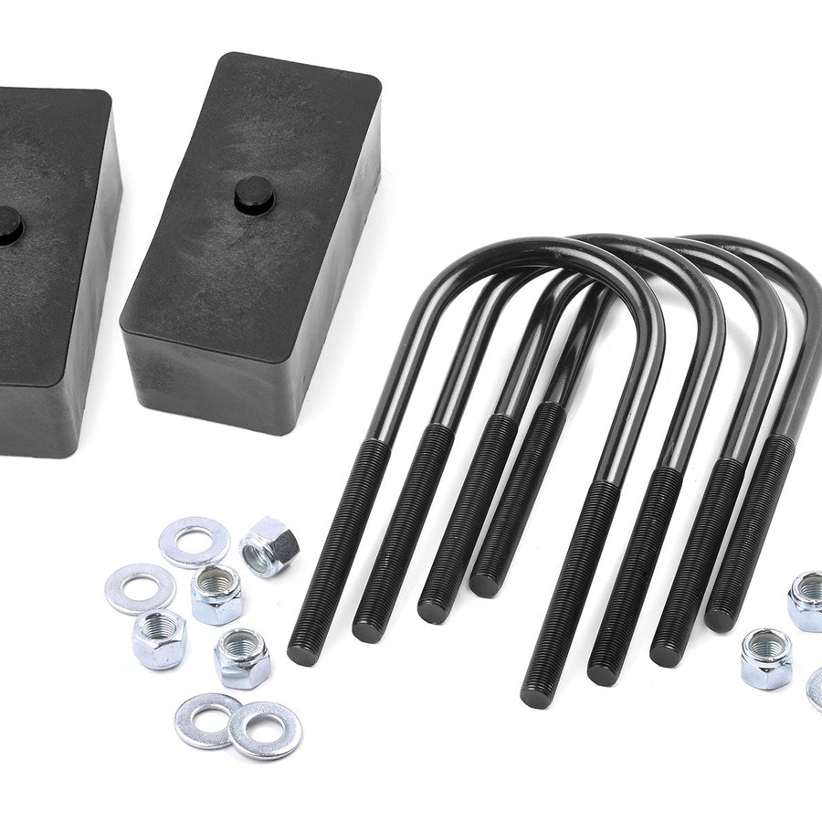 2 Inch Block and U-Bolt Kit 05-10 Ford Super Duty 2WD/4WD Rough Country