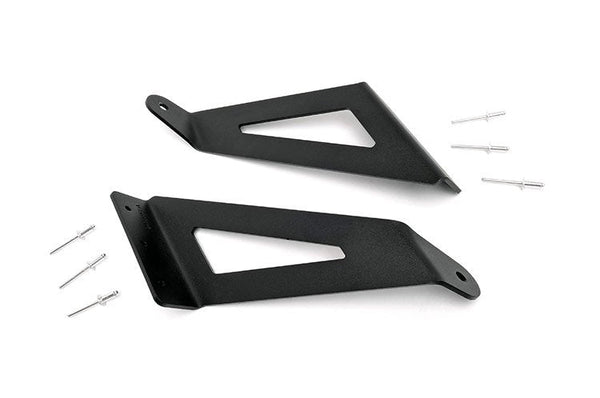 Ford 54 Inch Curved LED Light Bar Upper Windshield Mounts 99-16 F-250/F-350 Super Duty Rough Country
