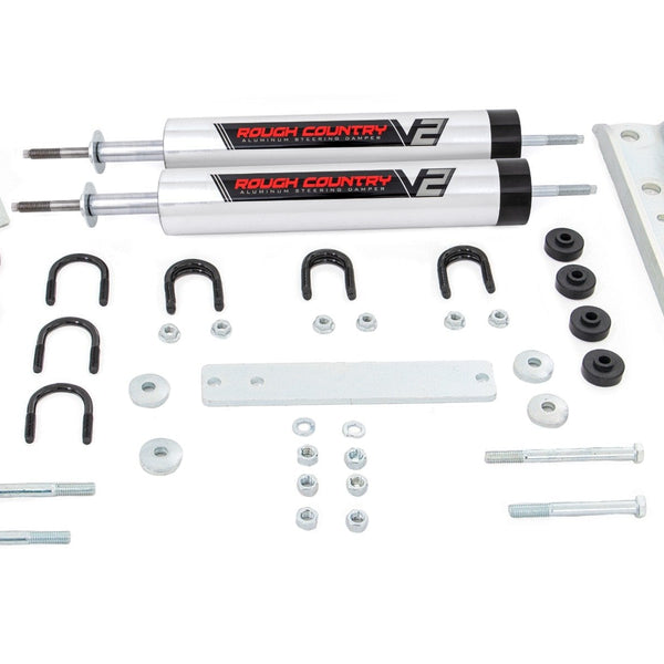 V2 Steering Stabilizer | Dual | Ford Bronco/F-150/F-250  (1980-1998)