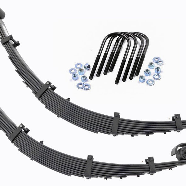 Front Leaf Springs 8 Inch Lift Pair 99-04 Ford Super Duty 4WD Rough Country