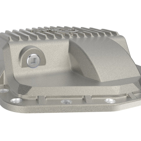aFe POWER Street Series Front Diff Cover Raw w/ Machined Fins Ford F-250/350 23-26(Dana M235)