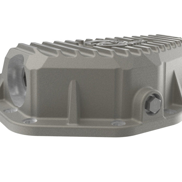 aFe POWER Street Series Front Diff Cover Raw w/ Machined Fins Ford F-250/350 23-26(Dana M235)