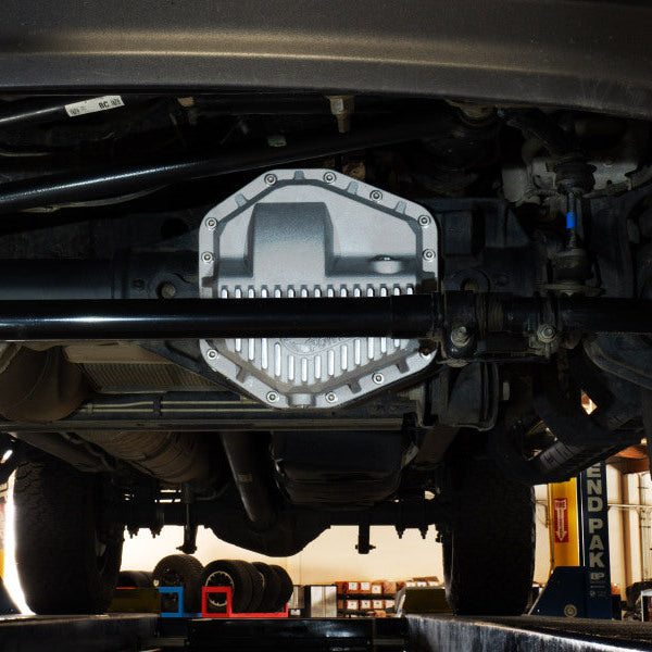 aFe POWER Street Series Front Diff Cover Raw w/ Machined Fins Ford F-250/350 23-26(Dana M235)