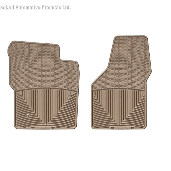 WeatherTech 99-07 Ford F250 Super Duty Crew Front Rubber Mats - Tan