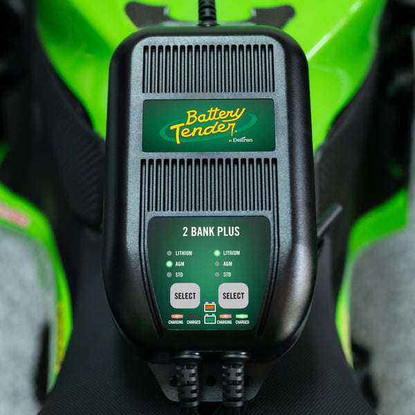 Battery Tender® 2-Bank 12V 1.25 Amp Battery Charger and Maintainer