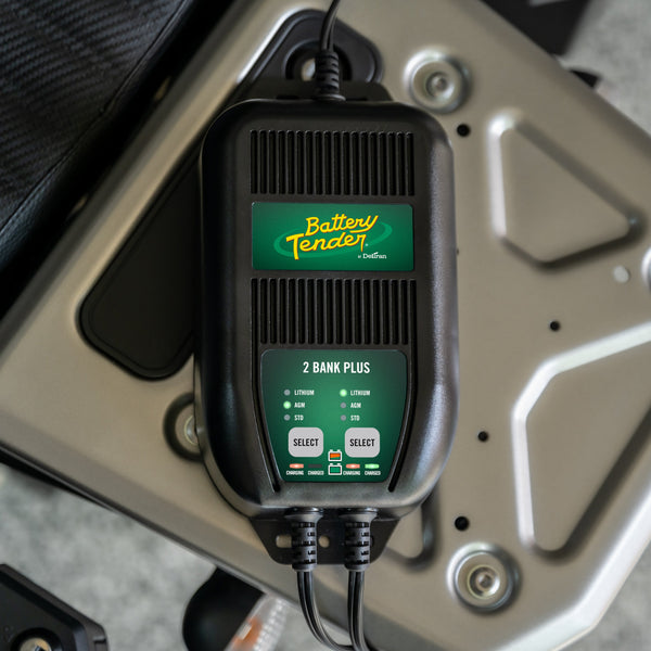 Battery Tender® 2-Bank 12V 1.25 Amp Battery Charger and Maintainer
