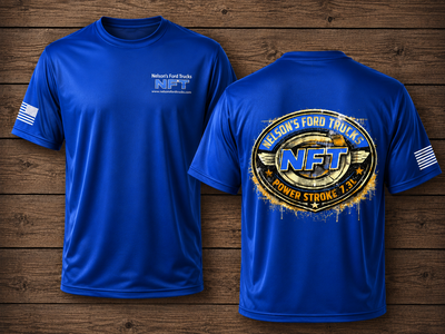 NFT Performance Shirt – Blue | Dry-Fit