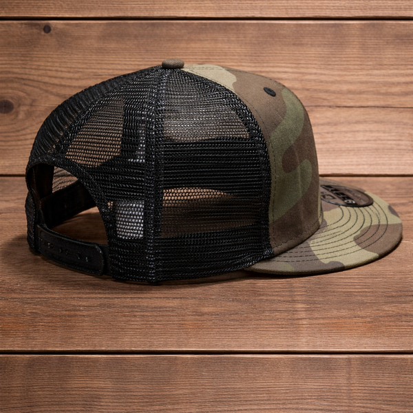 NFT Camo Trucker Hat – Multicam | Lower Right Logo