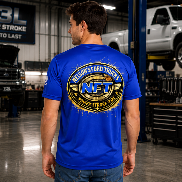NFT Performance Shirt – Blue | Dry-Fit
