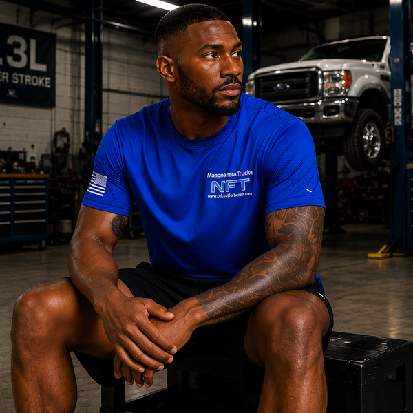 NFT Performance Shirt – Blue | Dry-Fit