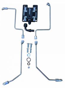 94.5-03 7.3L CNC Fab T4 Turbo 4-Line Feed Valley Mount Fuel Line Kit