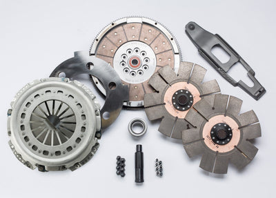 South Bend Clutch 94-98 Ford 7.3L Powerstroke ZF-5 SFI Comp Dual Disc Clutch Kit w/ Flywheel
