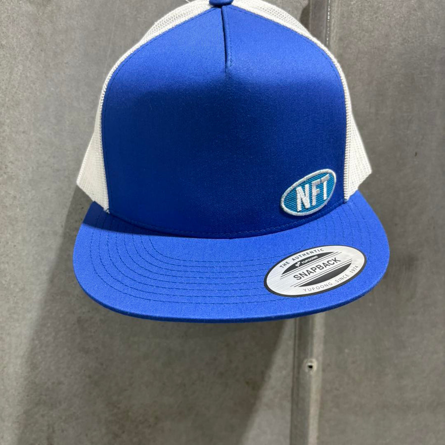 Hat (Blue and White)