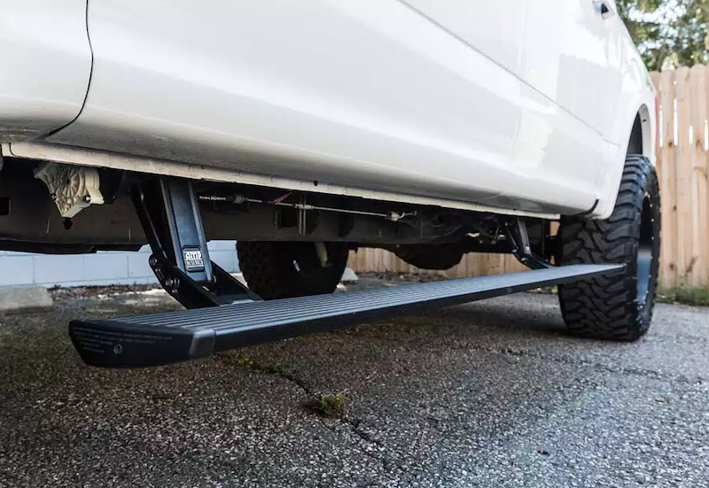 AMP Research 75138-01A-B Black Powder Coated Powerstep Running Boards