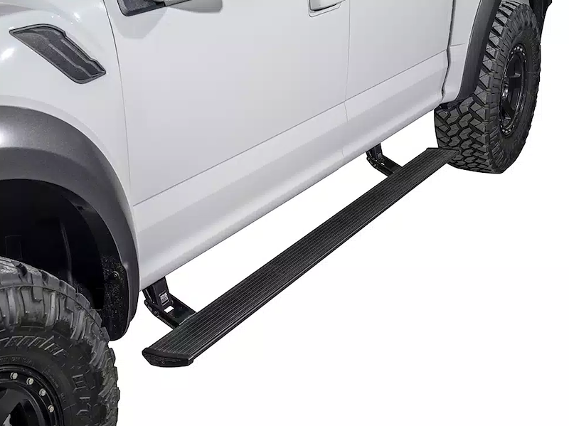 AMP Research 76151-01A Black Powder Coated Powerstep Running Boards