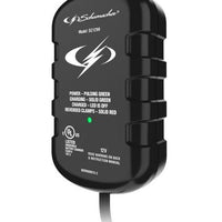 Schumacher Battery Charger – 12V, 120V Supply, 0.8A Charge Current, Quick-Connect with Battery Clamps (3.13