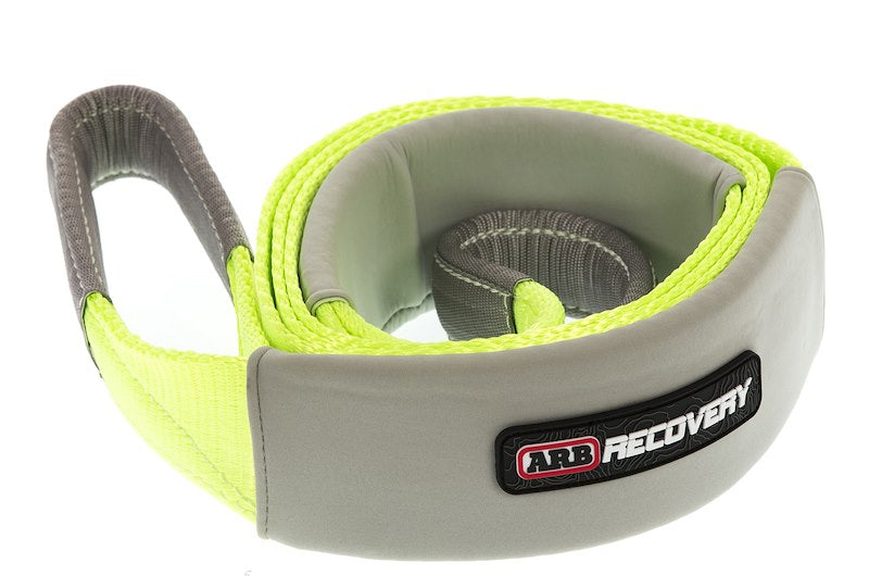 ARB Winch Tree Trunk Protector – 10 ft, 25,000 lb Breaking Strength, Green Nylon