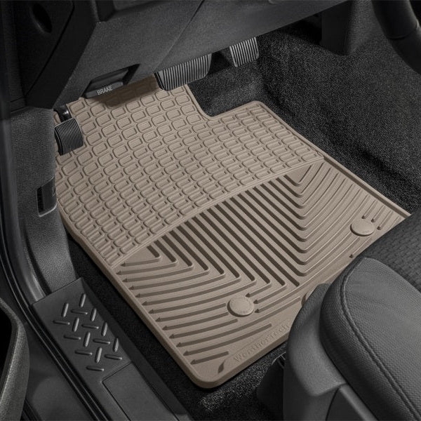WeatherTech 99-07 Ford F250 Super Duty Crew Front Rubber Mats - Tan