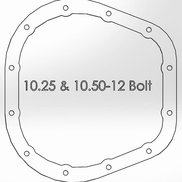 afe Rear Differential Cover (Raw; Street Series); Ford Diesel Trucks 86-13 V8 (td)