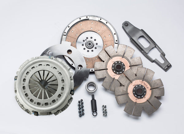South Bend Clutch 99-03 Ford 7.3L Powerstroke ZF-6 SFI Comp Dual Disc Clutch Kit w/ Flywheel