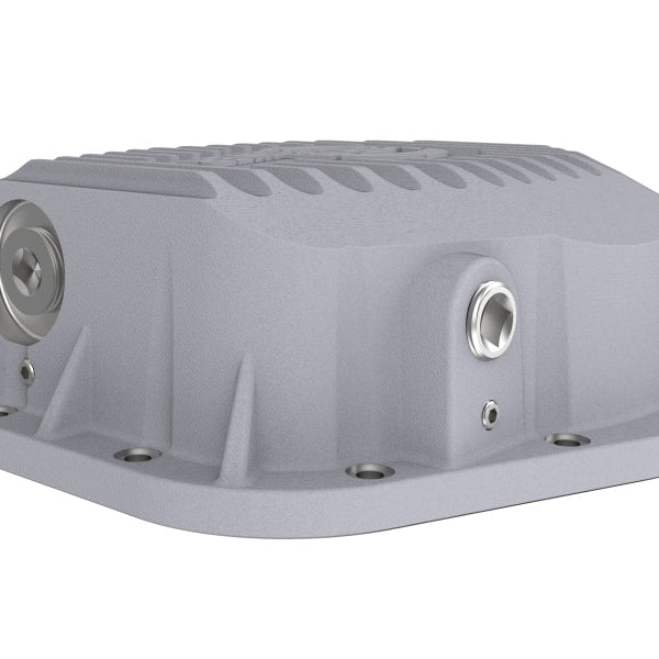 afe Rear Differential Cover (Raw; Street Series); Ford Diesel Trucks 86-13 V8 (td)