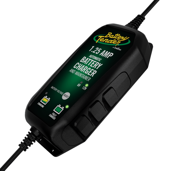 Battery Tender® Plus 1.25 AMP Selectable 12V / 6V Battery Charger and Maintainer
