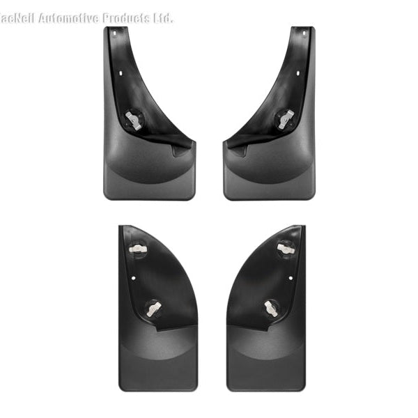 WeatherTech 99-07 Ford F250/F350/F450/F550 No Drill Mudflaps - Black