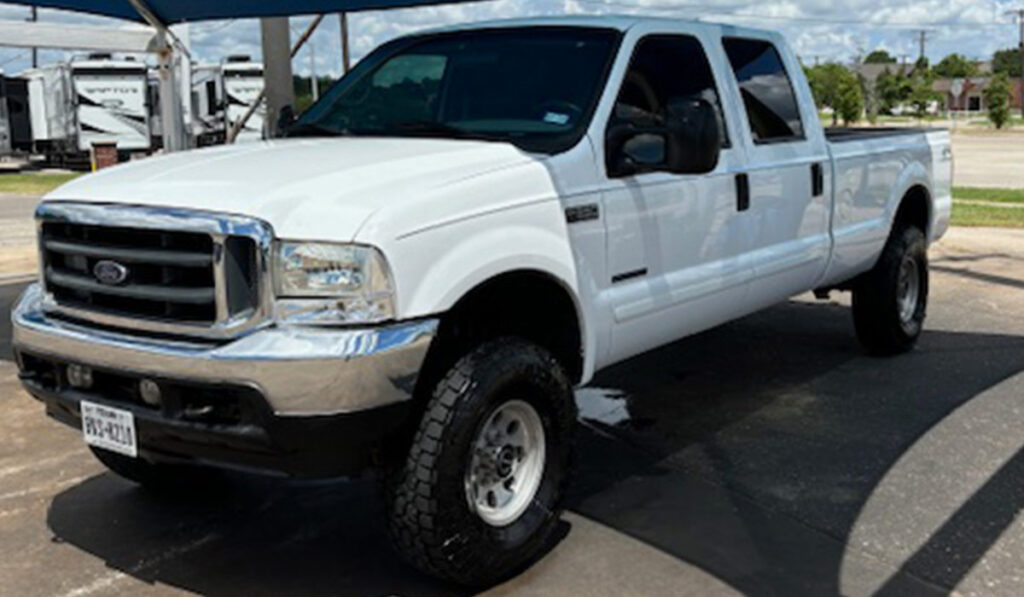 F350 2001 4x4 Crew White